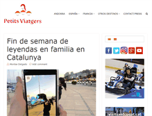 Tablet Screenshot of elspetitsviatgers.com